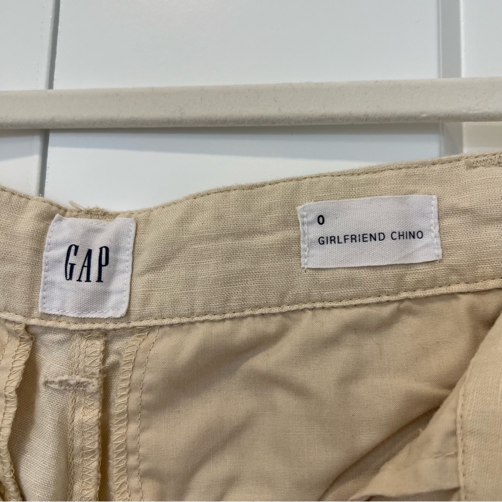 Gap Beige Girlfriend Chino Size 0 - Picture 4 of 4